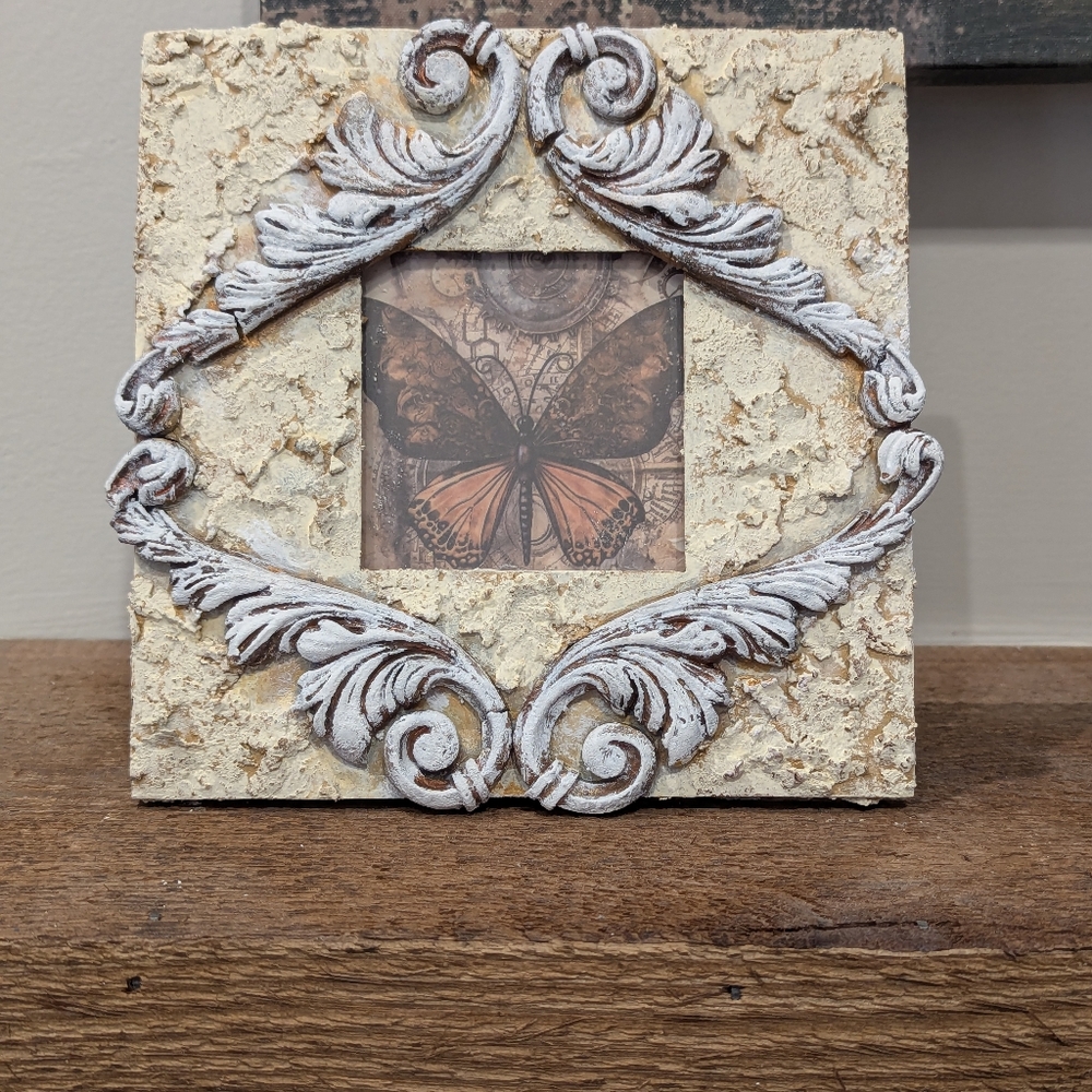 Luxury custom distressed tabletop frame